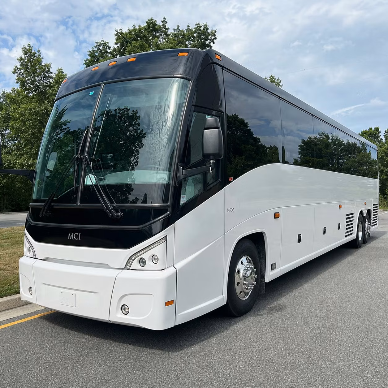 56 passenger charter bus