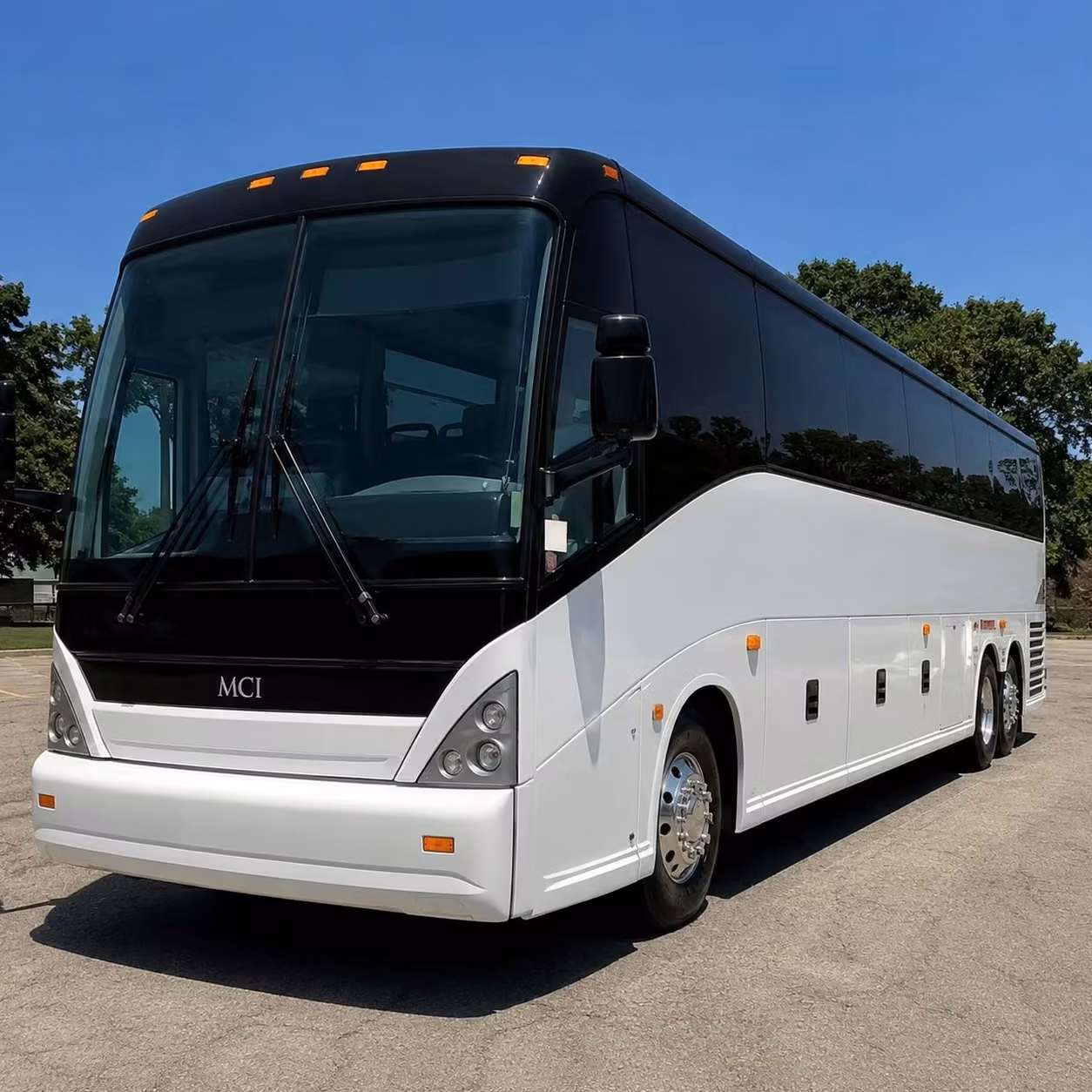 revere 56 passenger charter bus rental